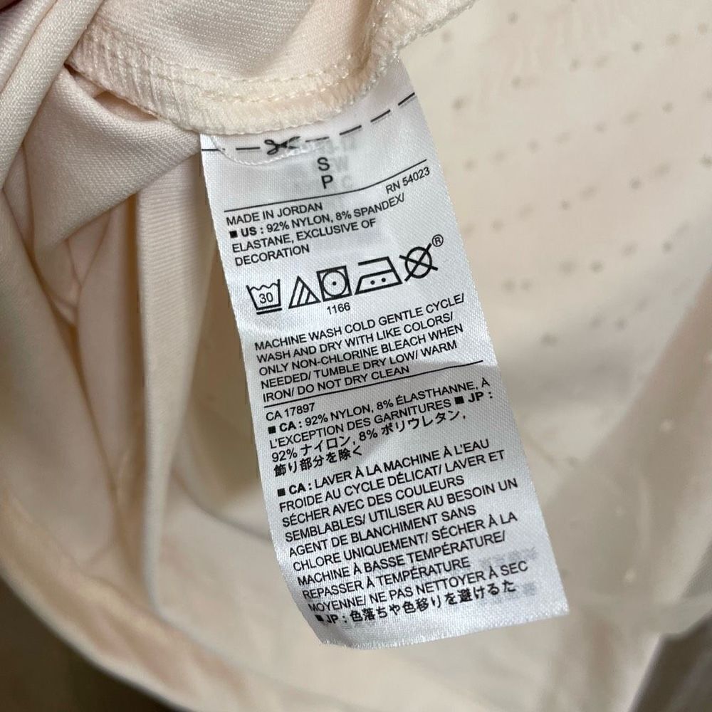 Banana Republic Pale Pink Mesh Overlay Polka Dot Camisole Blouse Top Small NWT - Picture 6 of 6